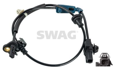 Sensor, wheel speed SWAG 33 10 5956