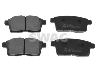 Brake Pad Set, disc brake SWAG 33 10 6376
