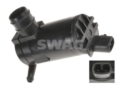 Washer Fluid Pump, window cleaning SWAG 33 10 6843
