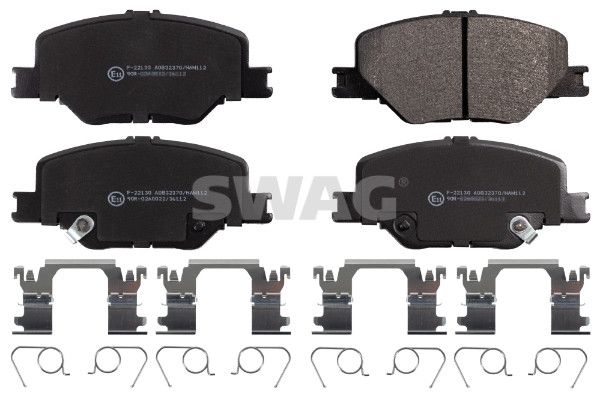 SWAG 33 10 7486 Brake Pad Set, disc brake
