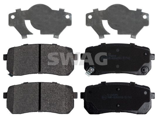 SWAG 33 10 7497 Brake Pad Set, disc brake
