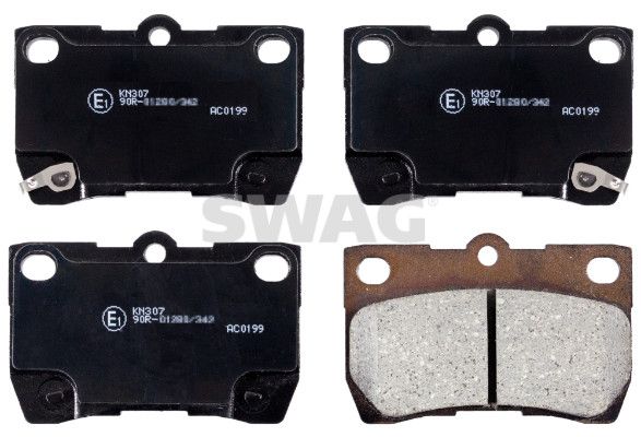 SWAG 33 10 7504 Brake Pad Set, disc brake