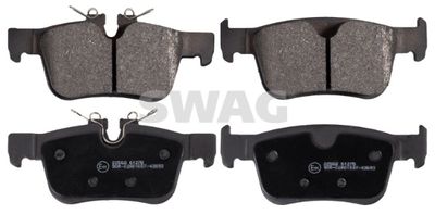 Brake Pad Set, disc brake SWAG 33 10 7600