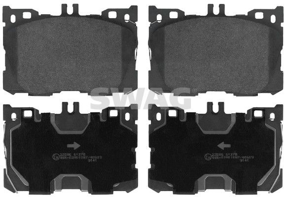 SWAG 33 10 7633 Brake Pad Set, disc brake