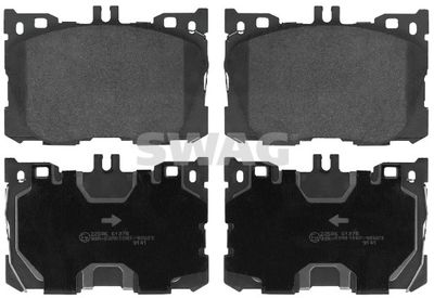 Brake Pad Set, disc brake SWAG 33 10 7633