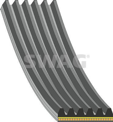 V-Ribbed Belt SWAG 33 10 7899