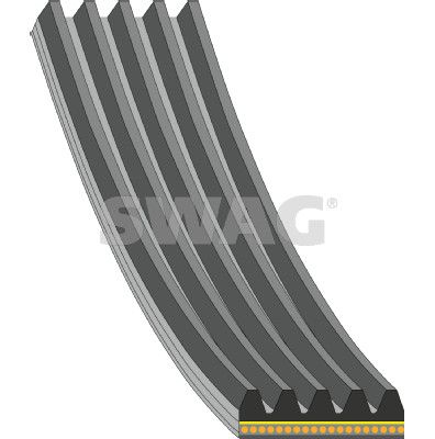 V-Ribbed Belt SWAG 33 10 8173