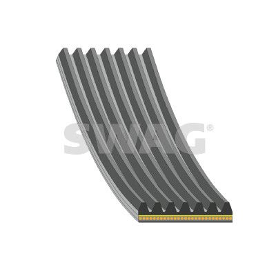 V-Ribbed Belt SWAG 33 10 8318