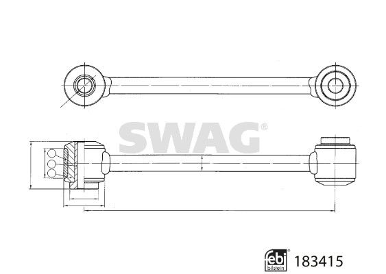 SWAG 33 10 8954 Link/Coupling Rod, stabiliser bar