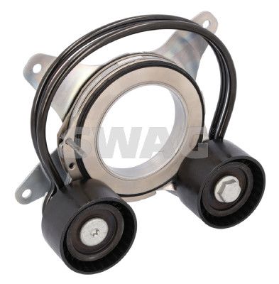Belt Tensioner, V-ribbed belt SWAG 33 10 9015