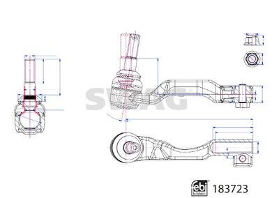 Tie Rod End SWAG 33 10 9167