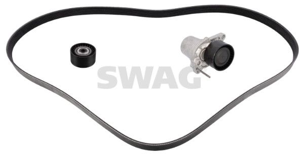 SWAG 33 10 9224 V-Ribbed Belt Set