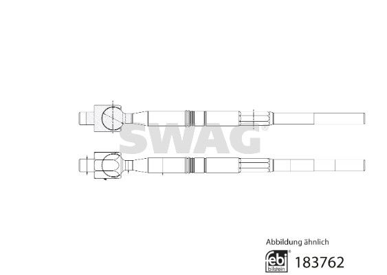 SWAG 33 10 9679 Inner Tie Rod