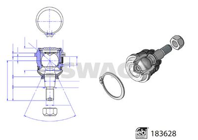 Ball Joint SWAG 33 10 9682