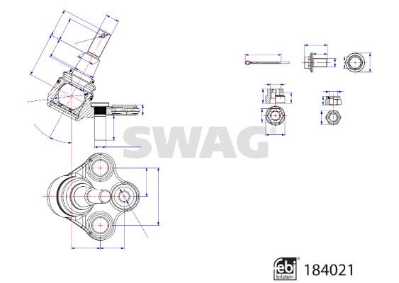 SWAG 33 10 9689 Ball Joint