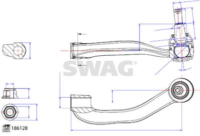 Tie Rod End SWAG 33 11 0258
