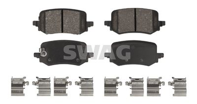 Brake Pad Set, disc brake SWAG 33 11 0389