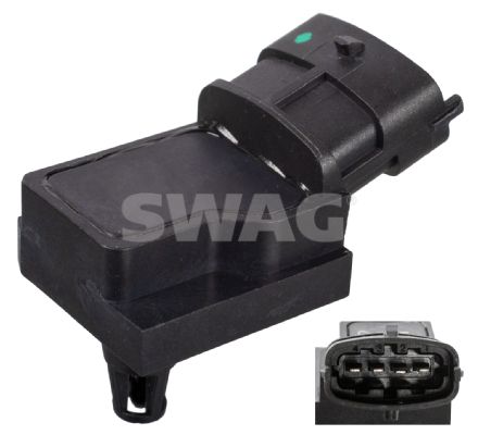 SWAG 33 10 3730 Sensor, intake manifold pressure
