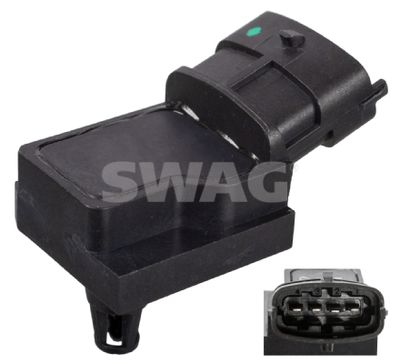 Sensor, intake manifold pressure SWAG 33 10 3730