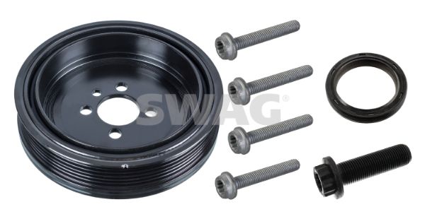 SWAG 33 10 3998 Belt Pulley, crankshaft