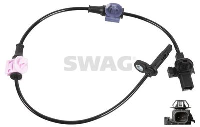 Sensor, wheel speed SWAG 33 10 5157