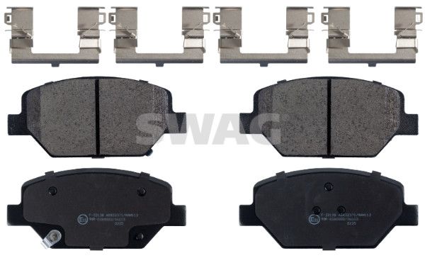 SWAG 33 10 7487 Brake Pad Set, disc brake
