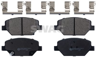Brake Pad Set, disc brake SWAG 33 10 7487
