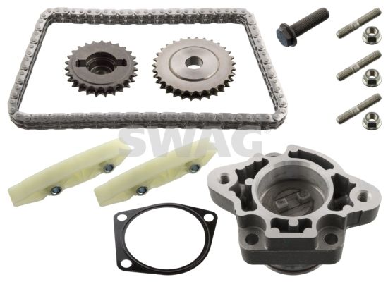 SWAG 37 10 2386 Chain Kit, oil pump drive
