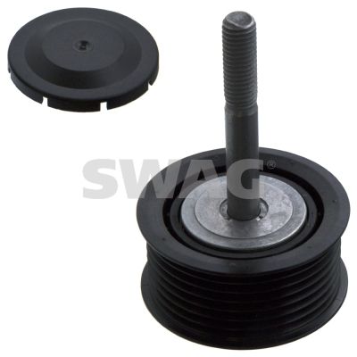 Deflection/Guide Pulley, V-ribbed belt SWAG 38 10 2177