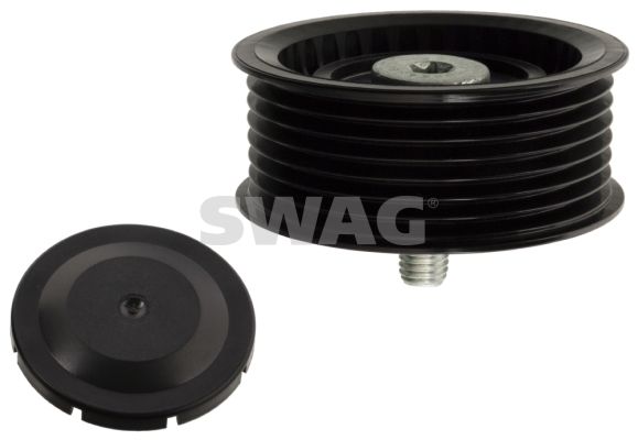 SWAG 38 10 2206 Deflection/Guide Pulley, V-ribbed belt