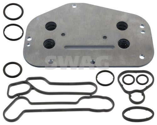 SWAG 40 10 1406 Oil Cooler, engine oil