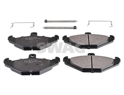 Brake Pad Set, disc brake SWAG 40 11 6158