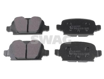 Brake Pad Set, disc brake SWAG 40 91 6626