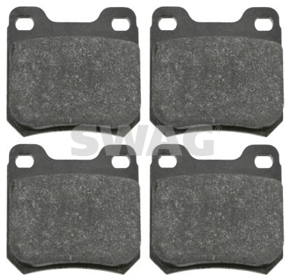 SWAG 40 91 6155 Brake Pad Set, disc brake