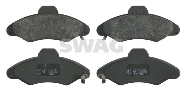 SWAG 50 91 6039 Brake Pad Set, disc brake