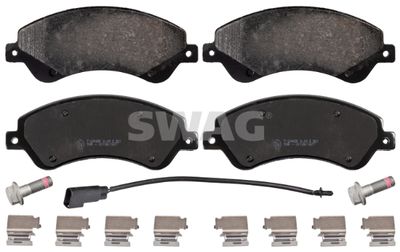 Brake Pad Set, disc brake SWAG 50 91 6673