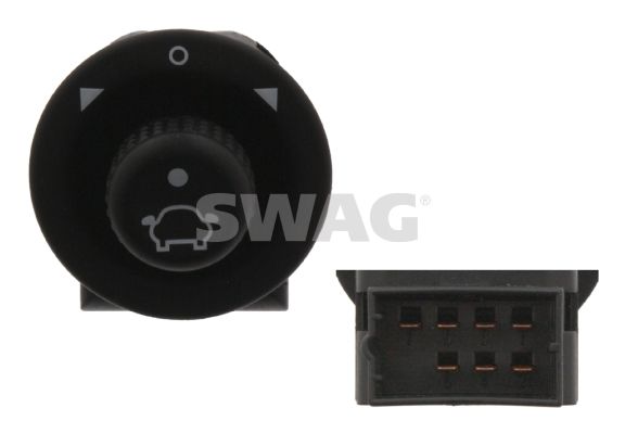 SWAG 50 93 4679 Switch, exterior rearview mirror adjustment