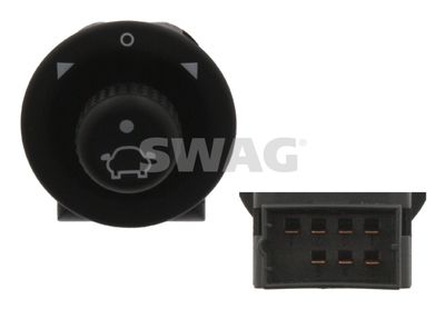 Switch, exterior rearview mirror adjustment SWAG 50 93 4679
