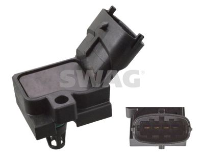 Sensor, boost pressure SWAG 55 10 3922
