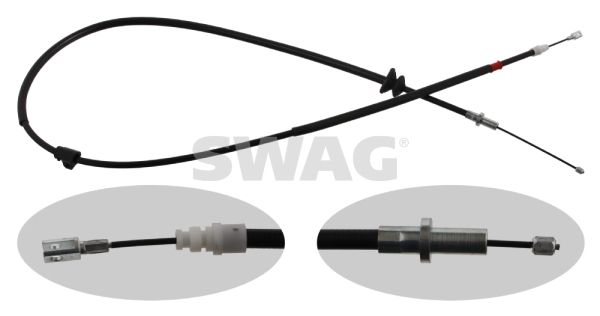 SWAG 55 93 3159 Cable Pull, parking brake