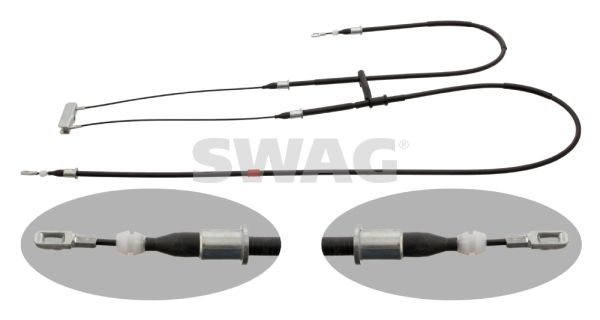 SWAG 57 92 9305 Cable Pull, parking brake