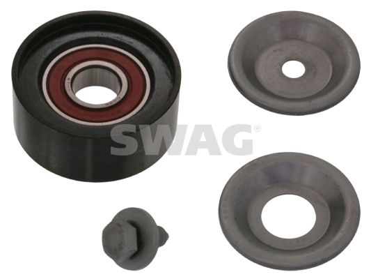 SWAG 60 10 0155 Deflection/Guide Pulley, V-ribbed belt