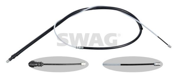 SWAG 60 10 1818 Cable Pull, parking brake