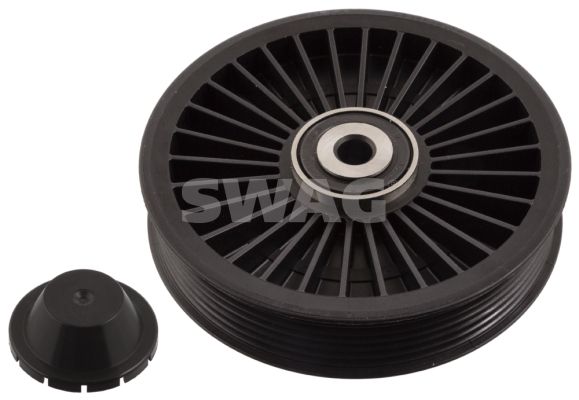 SWAG 60 10 2580 Deflection/Guide Pulley, V-ribbed belt