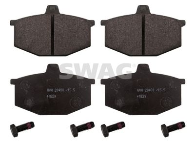 Brake Pad Set, disc brake SWAG 60 11 6181