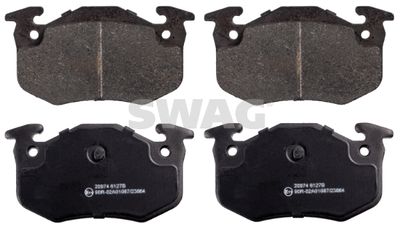 Brake Pad Set, disc brake SWAG 60 91 6189