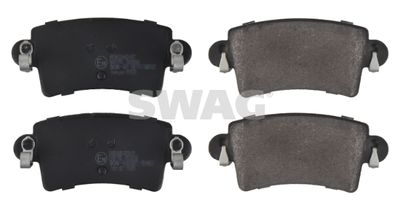 Brake Pad Set, disc brake SWAG 60 91 6493