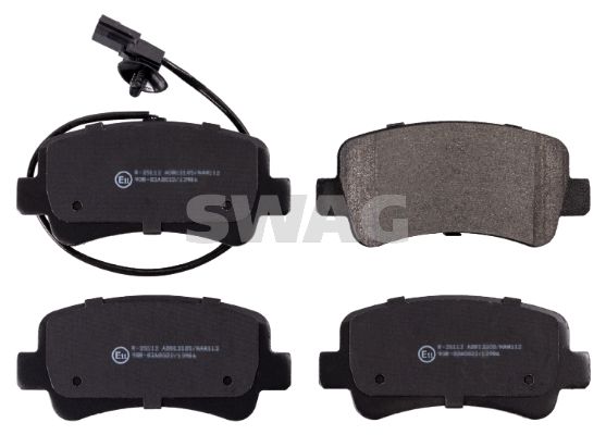 SWAG 60 91 6843 Brake Pad Set, disc brake
