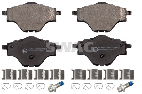 SWAG 62 11 6242 Brake Pad Set, disc brake