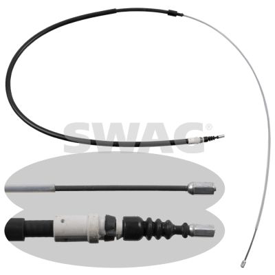 Cable Pull, parking brake SWAG 62 94 9628